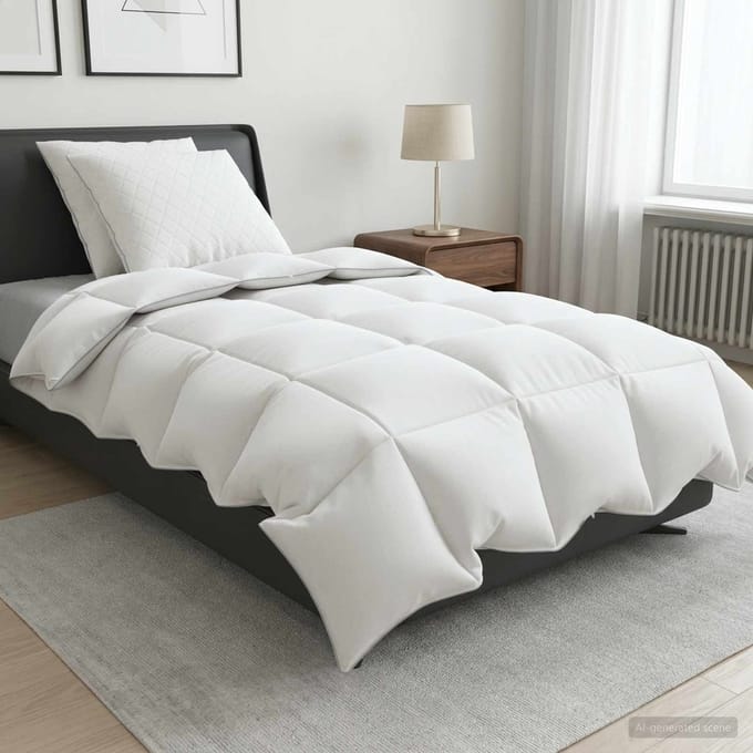 vidaXL - 90% - Ganzendons - Deken - Set - FULDA - 3 - st - 155 - x - 220 - cm - Winter - 300 - GSM