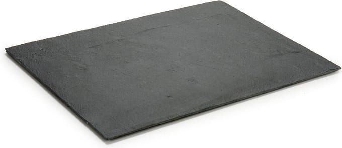 Arte serveerplank - grijs - leisteen - 30 x 40 cm - voedsel presenteren - antraciet