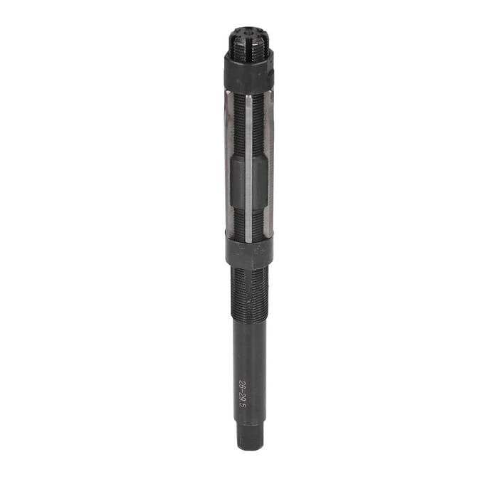 6 Fluiten Handruimer 9SiCr Metaal Verstelbaar Rechte Schacht Snijden Boren Ruimer 26‑29.5mm