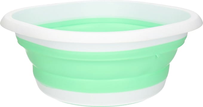 Benson Afwasteil - opvouwbaar - kunststof - 10L - 36 x 12 cm - groen - emmer- camping