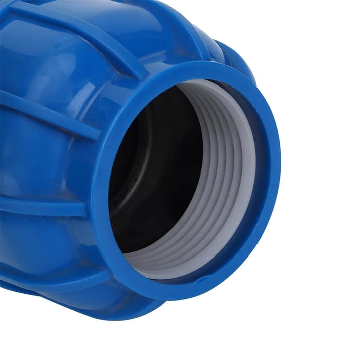 Waterpijp Koppelingen PE Plastic Rechte Pijp Koppeling Adapter 63mm naar 63mm