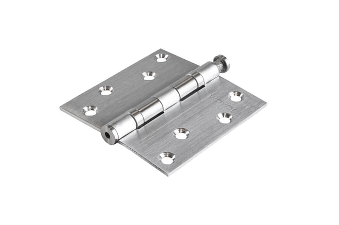 Wovar Kogelscharnier RVS 89 x 89 mm met rechte hoek | Per stuk