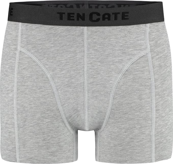 Ten Cate Basics shorts grey melange 2 pack voor Heren | Maat S