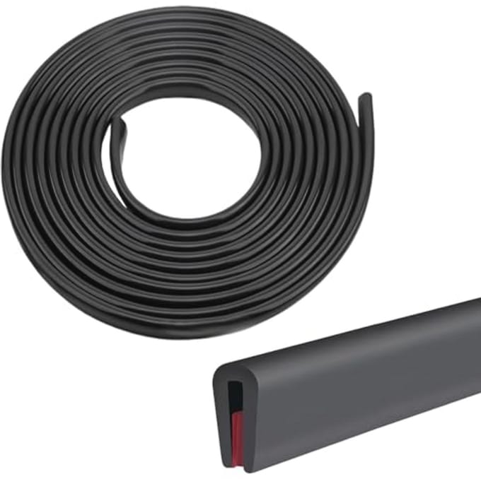 Randbescherming U-vorm 3mm x 3 meter voor Platen en Ramen