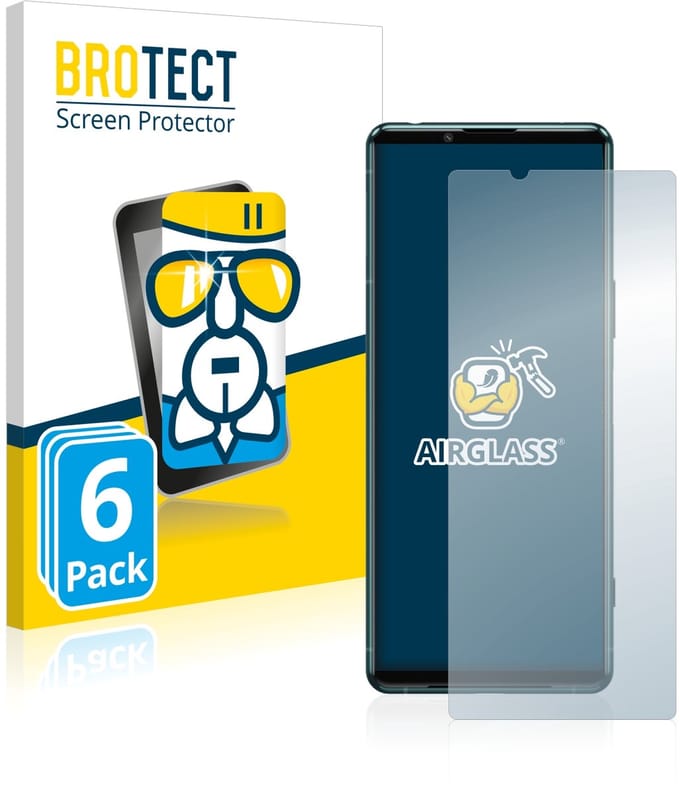 Screenprotector 6 Stuks voor Sony Xperia 5 III Beschermglas transparant