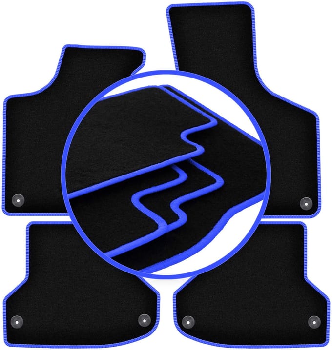 CARLUX-BLUE automatten voor: Audi A3 8P hatchback, sportback, cabrio (2003-2011)