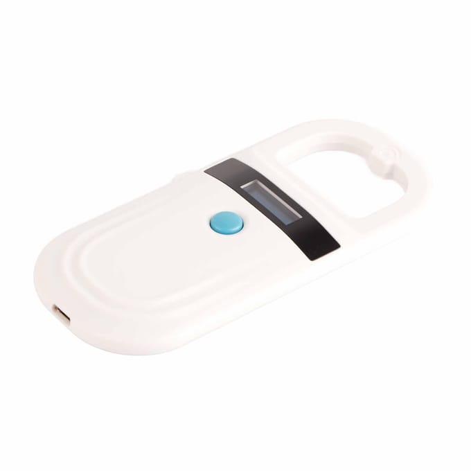 Oplaadbare Dierenchip ID Scanner Microchip Scanner Pet Tag Scanner wit