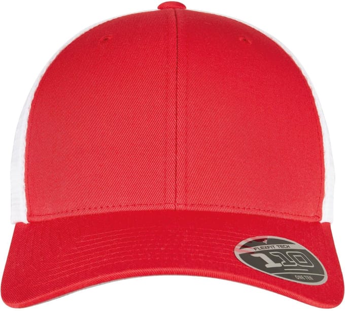 Flexfit - FLEXFIT 110 MESH CAP 2-TONE red/wht one size Flexfit pet - Rood/Wit