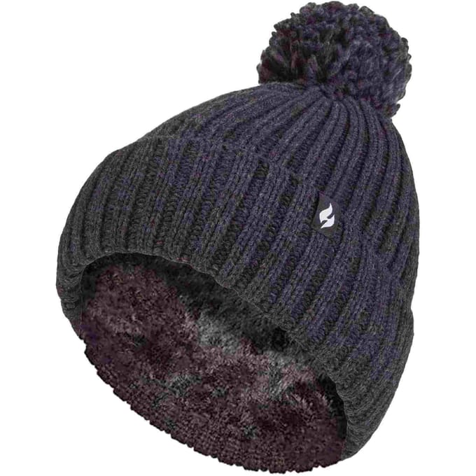 Heat Holders - Thermische Pom Pom Bobble-hoed voor dames