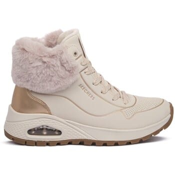 Skechers Uno Rugged - Fall Shimmer Dames Laarzen - Creme