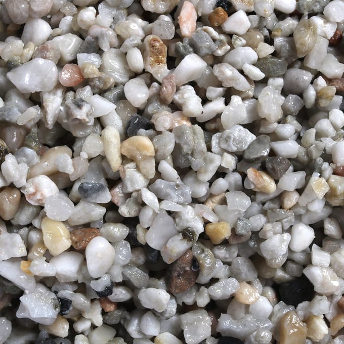 Aqua Della - Aquariumbodembedekking - Vissen - Aquariumgrind Light Coarse 3-6mm - 2kg - 1st
