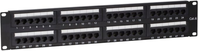 DSIT CAT6 UTP patchpaneel - 48 poorts