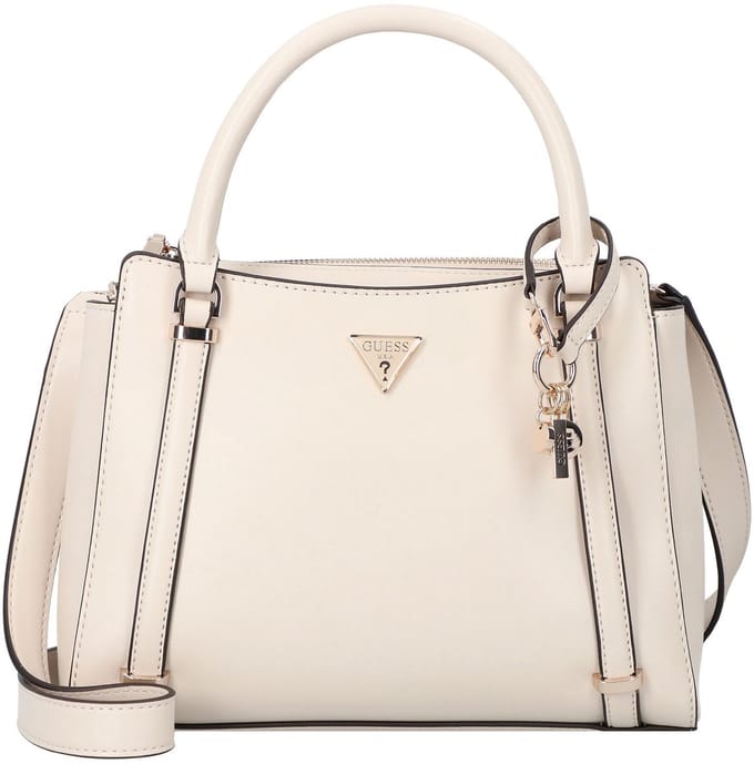 GUESS handtas schoudertas Daryna II Two Comp Satchel Bone crème