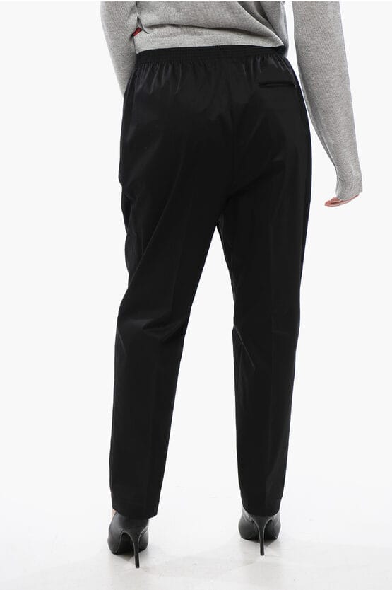 Stretch taille MILITARY Chino in zwart