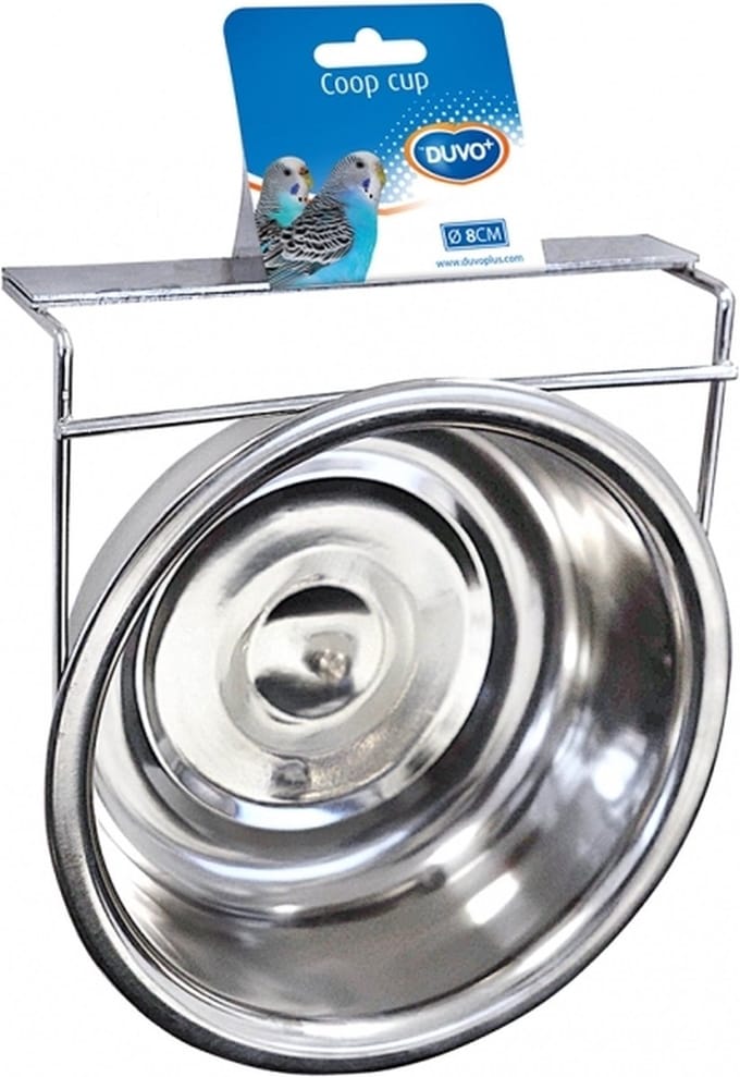 Inox eetkom met haak