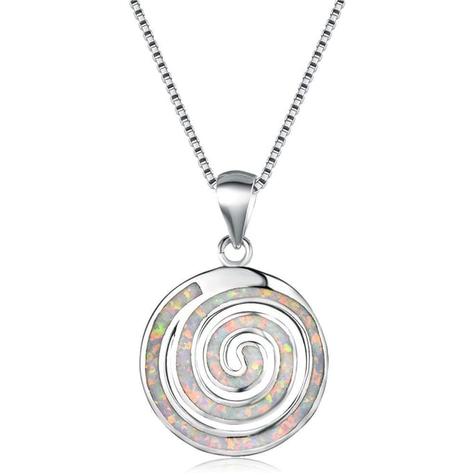 Whirlpool Dames Exquise Hanger Unieke Ketting white