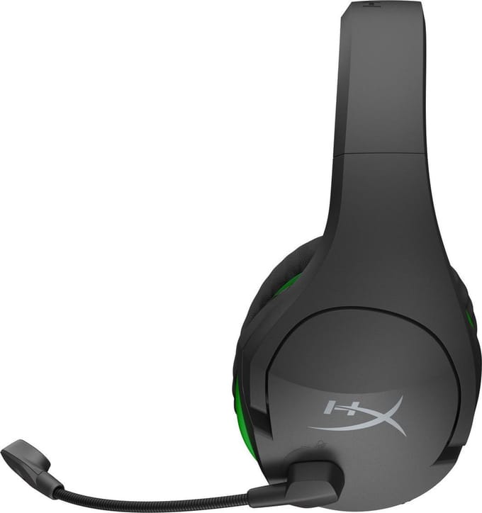 HyperX Cloud Stinger Core Draadloze Gaming Headset - Zwart groen - Xbox Series X|S/Xbox One