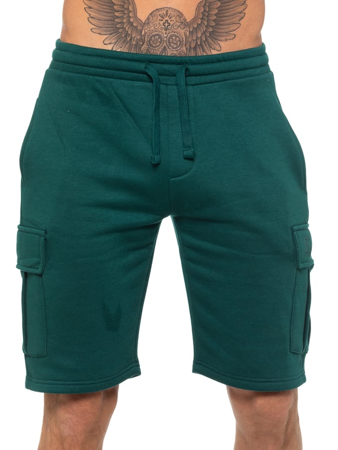 Enzo | Heren Cargo Korte Broek - Groen