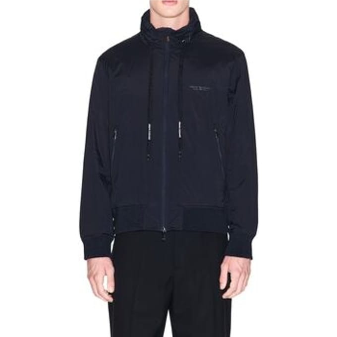 regular fit bomberjack met logodetail
