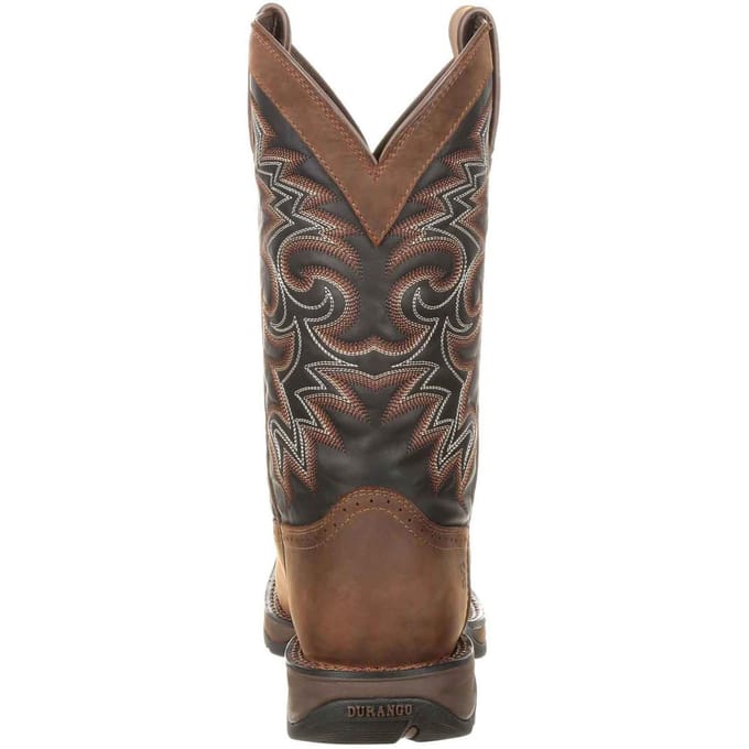 Durango Rebel Leren Heren Chocolade/Middernacht Boots