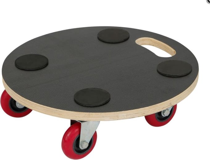 Practo-Garden-plantenroller-ø-38-cm-200-kg-hout