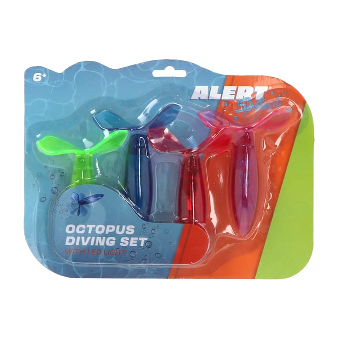 Alert Splash Duikset octopus 4 delig met licht