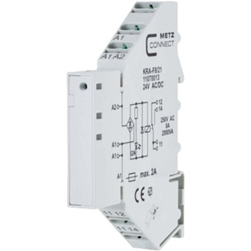 Metz Connect 11070013 Koppelelement 24, 24 V/AC, V/DC (max) 1x wisselcontact 1 stuk(s)