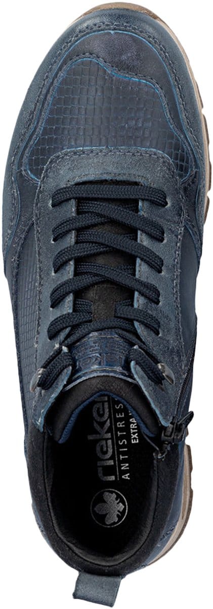Hoge leren sneakers Kastanie