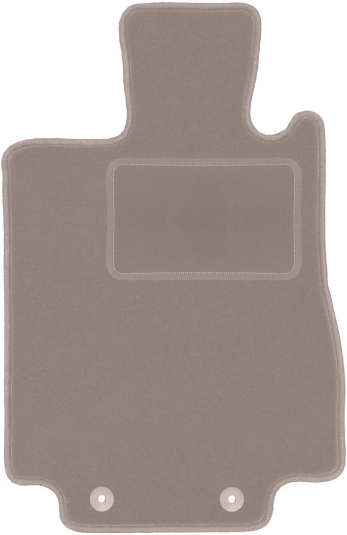 Beige bestuurdersmat voor: Mercedes S W220 lang (1998-2005)
