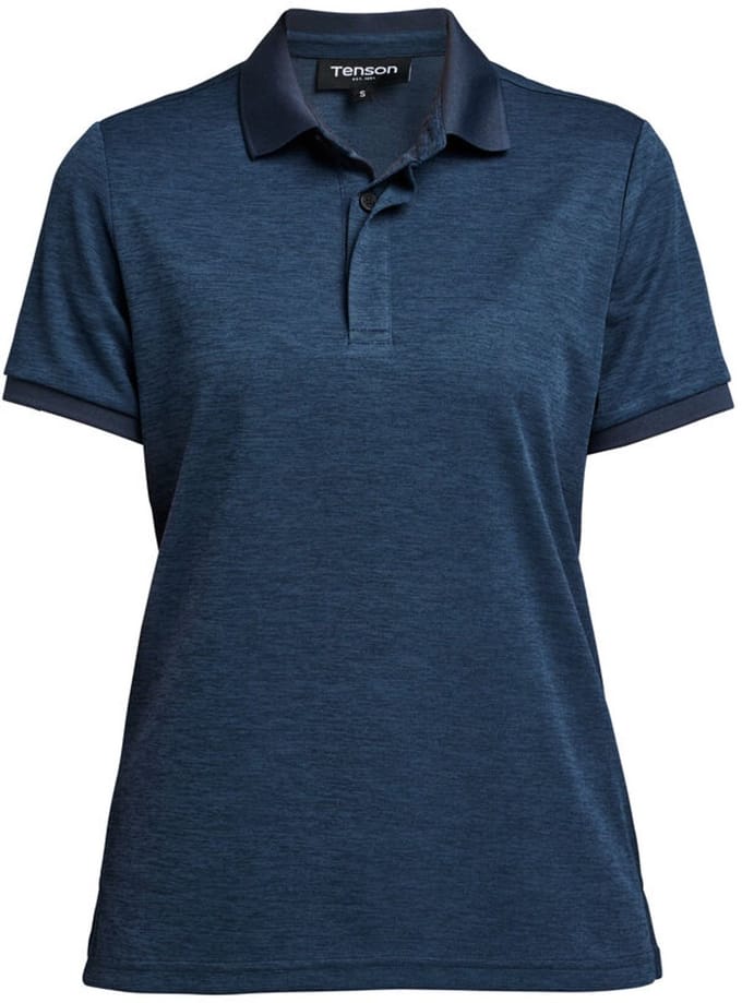 Tenson TXlite Melange Polo 465018061 - Donkerblauw - S