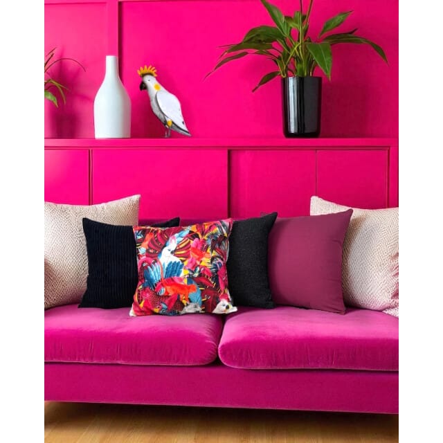 Gek op kussens! Sierkussen bold cockatoo | 45 x 45 cm | katoen/polyester
