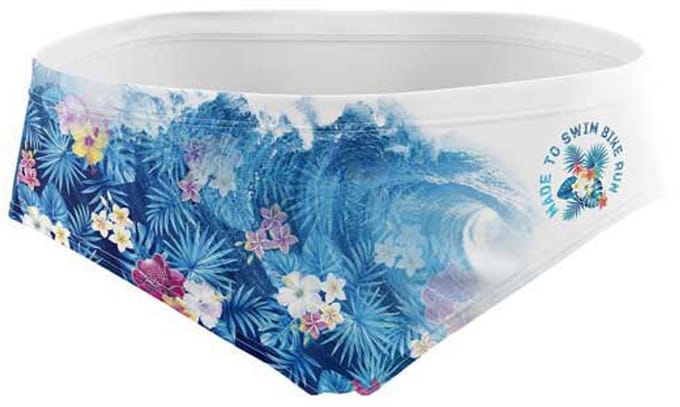 Otso Swim Bike Run Wave Zwemslip Wit,Blauw L Man