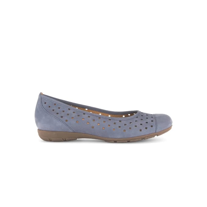 Ballerina's van zacht nubuck dames Gabor