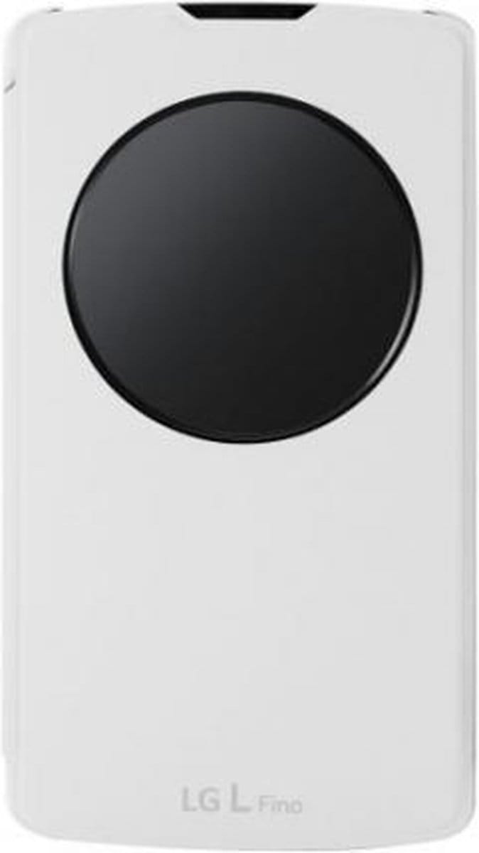 LG Quick Circle Case CCF-550 - Hoesje voor LG L Fino - Wit
