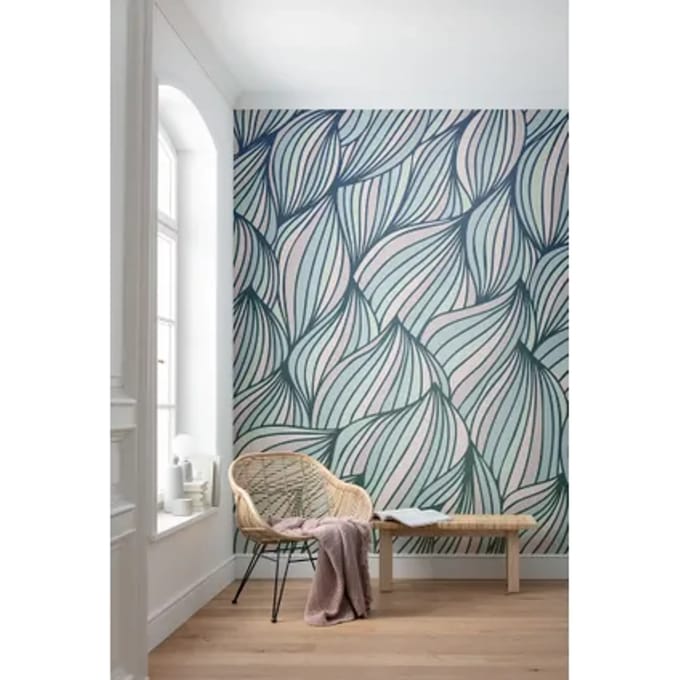 Fotobehang - Gentle Waves 250x250cm - Vliesbehang