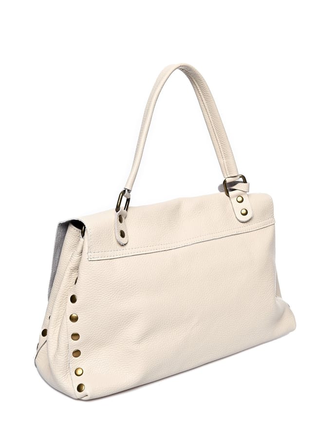 Anna Luchini Beige Rundleer Tas