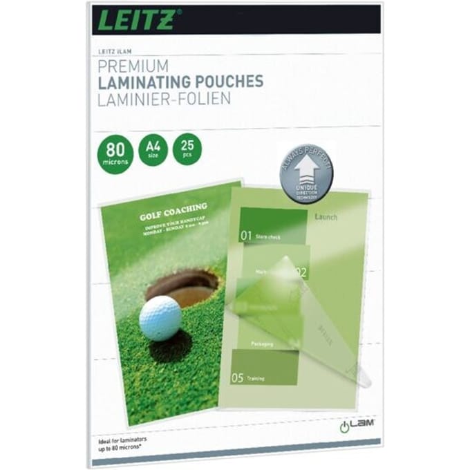 Leitz A4 (ILAM 74790000) Lamineerhoes 2 x 80 micron (25 stuks)