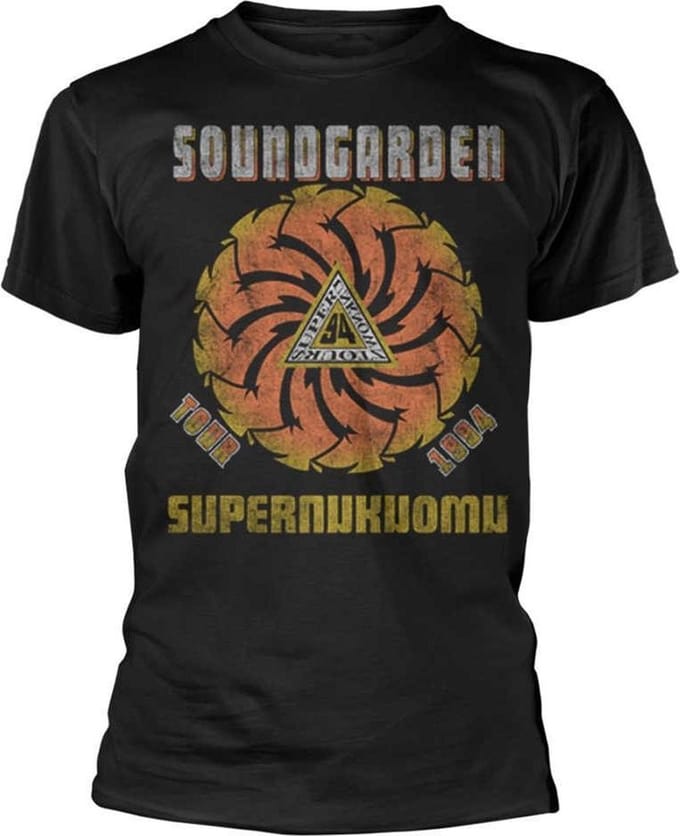 Soundgarden - Superunknown Tour '94 Heren Tshirt - L - Zwart