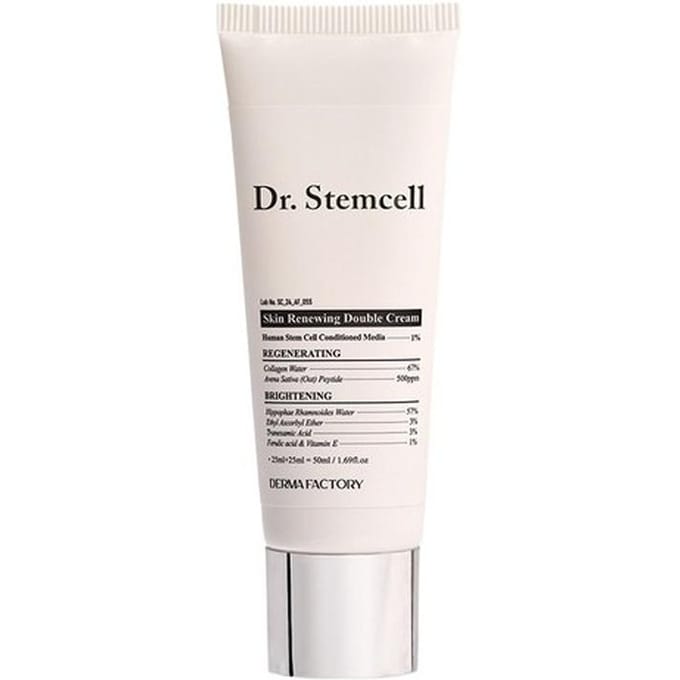 THE DERMA FACTORY Dr. Stamcel Huidvernieuwende Dubbele Crème 50ml white