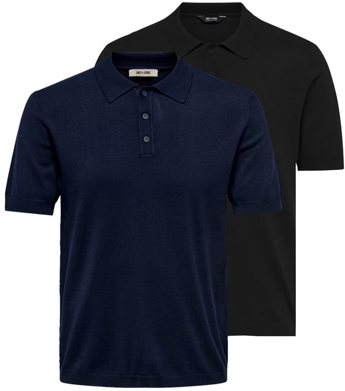 Only & Sons Heren poloshirt 2 pack Wyler