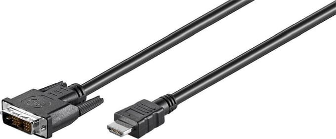 Finnacle - HDMI naar DVI-kabel - 1 m - Zwart
