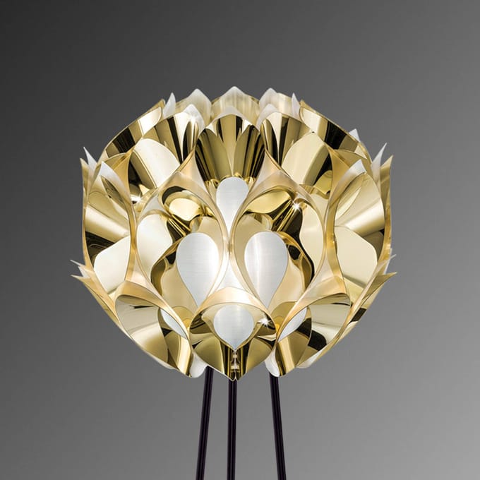 Slamp Flora - design-vloerlamp, goud