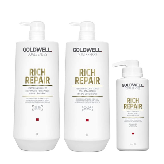Goldwell Dualsenses Rich Repair Droog Haar Pakket  XL