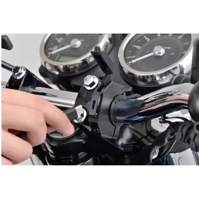 Motorfiets usb type-c flat-mount aansluiting 1 poort Daytona