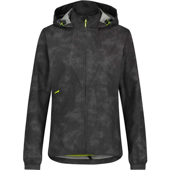 AGU Commuter - Regenjas - Dames - Waterdichte Reflecterende Jas - Zwart - L - Poray 10.000 - Gerecycled Polyester
