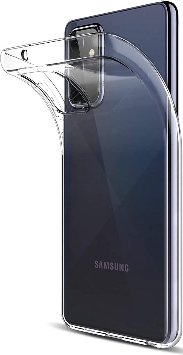 Hoesje voor Samsung Galaxy A72 backcover Shockproof siliconen Transparant