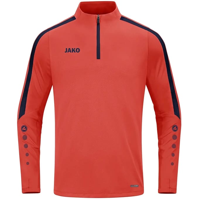 Jako Power Ziptop Kinderen - Marine / Flame | Maat: 152