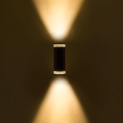 KS Verlichting Ambient Up en Down Muurlamp Zilver
