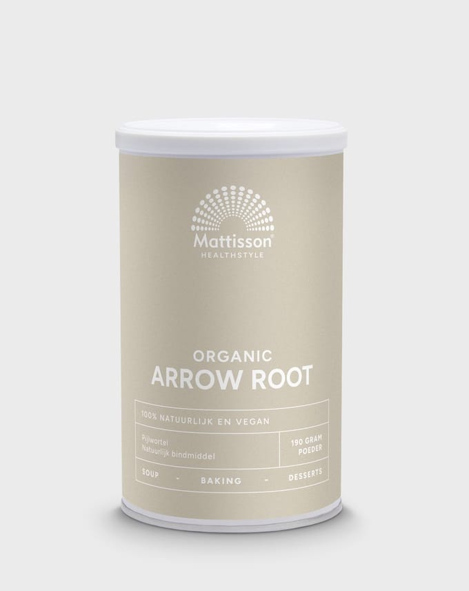 Mattisson - Biologische Pijlwortel poeder - Arrowroot - 190 g