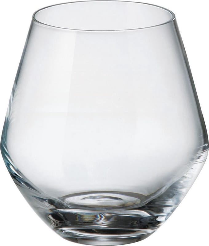 Crystal Bohemia Glazen Grus - Kristal - 500ml - 6 stuks